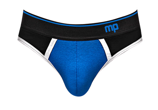 Retro Sport Panel Jock - L/ XL - Black/ Blue