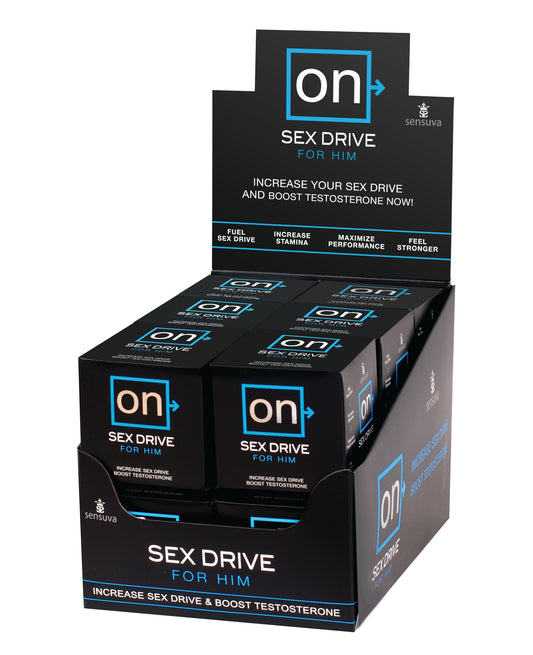On Sex Drive for Him - 12 Piece Display