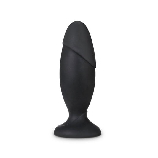 Anal Adventures - Platinum - Silicone Rocket Plug - Black