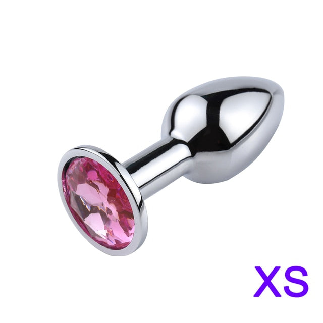 Mini Sexy Jewell Color Metal Anal Plug