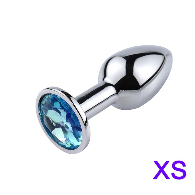Mini Sexy Jewell Color Metal Anal Plug