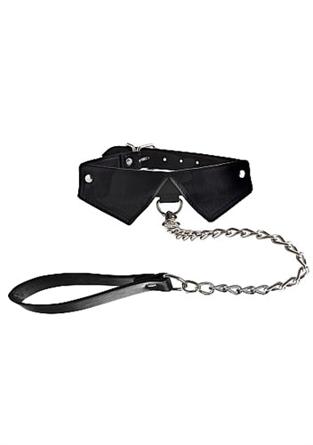Exclusive Collar With Leash - Black