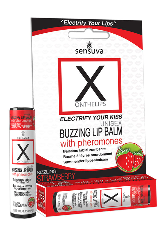 X on the Lips With Pheromones Strawberry