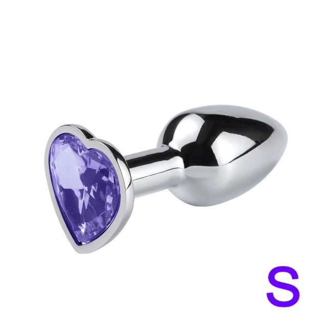 Mini Sexy Jewell Color Metal Anal Plug