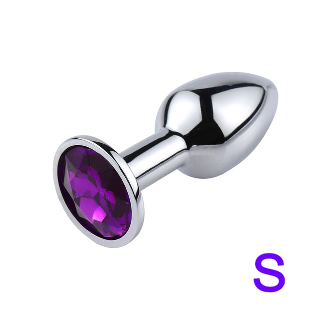 Mini Sexy Jewell Color Metal Anal Plug