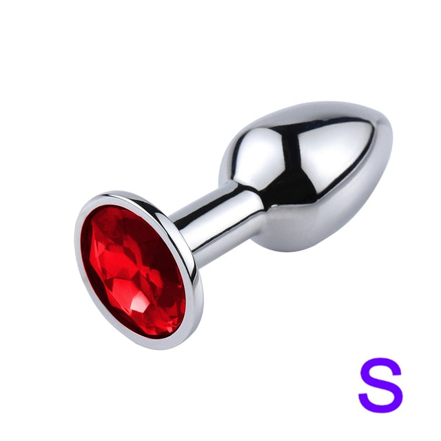 Mini Sexy Jewell Color Metal Anal Plug