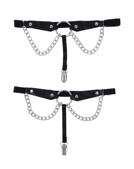 Chain Lace Garters