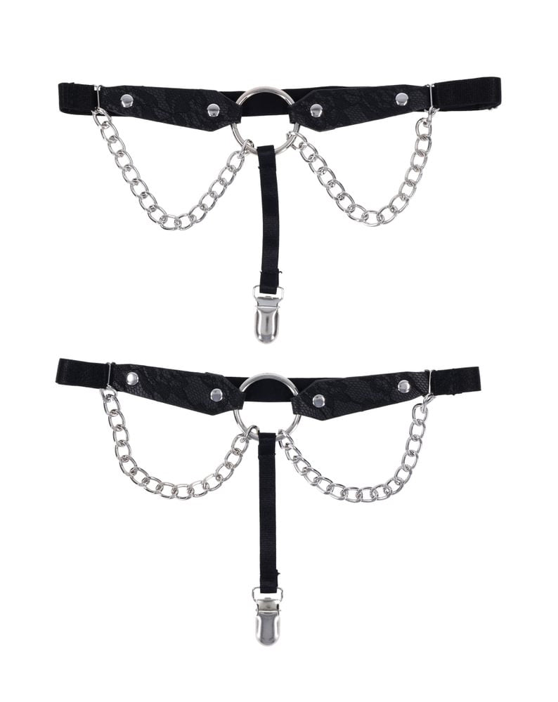 Chain Lace Garters