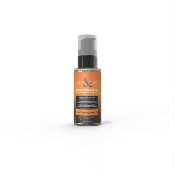 Me and You Massage Oil Lust in Paradise 2oz Pheromone Infused