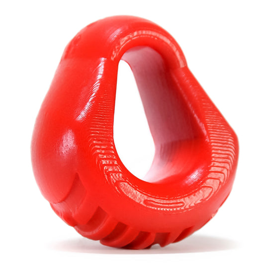 Hung Padded Cockring Oxballs - Red