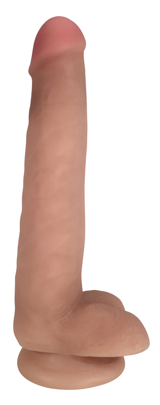 Easy Riders 8 Inch Slim Dong With Balls -  Vanilla