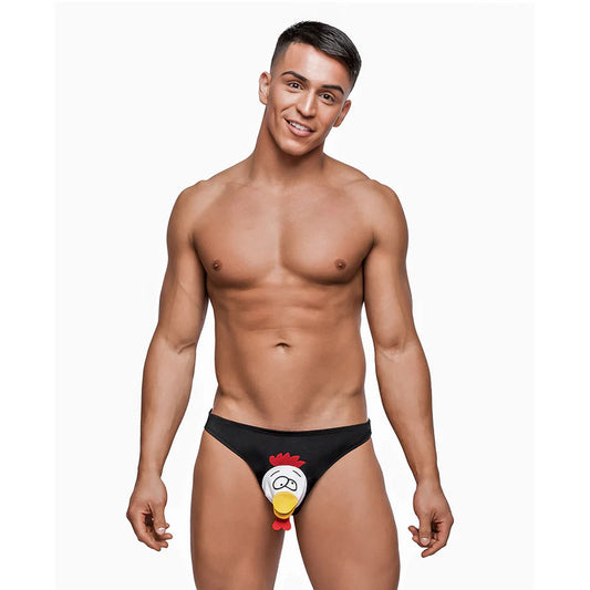 Choke the Chicken Bikini - One Size - Black