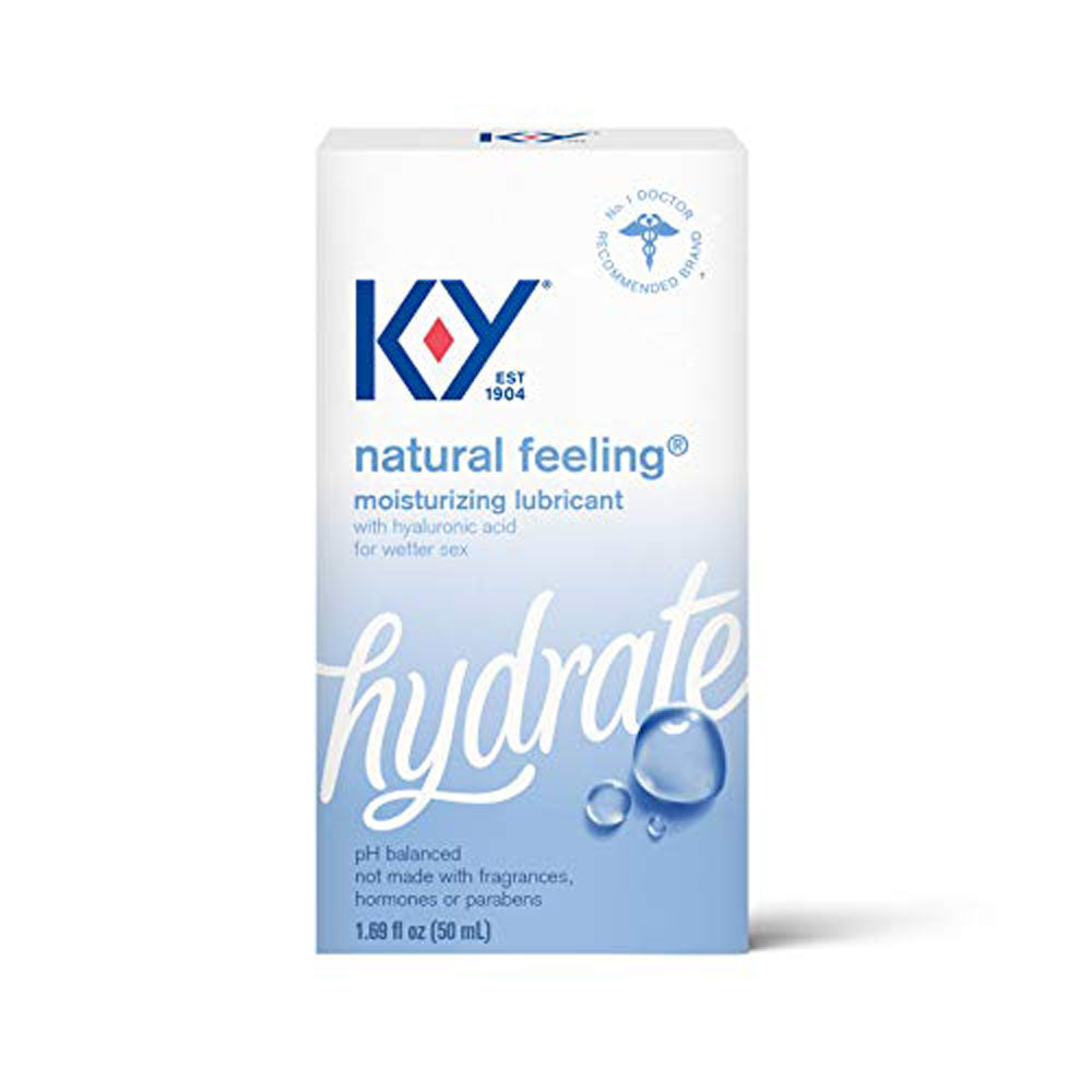 K-Y Natural Feeling Lube With Hyaluronic Acid -  1.69  Fl Oz / 50 ml