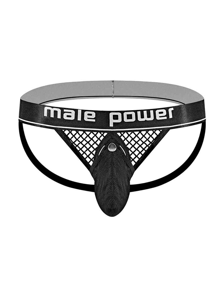 Cock Pit Net Cock Ring Jock - L/ XL - Black