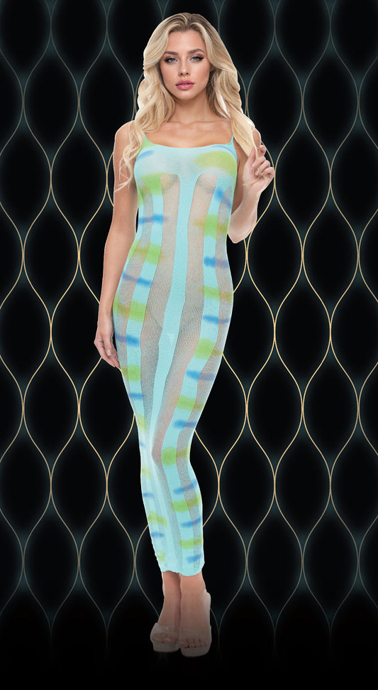 Blue Horizon Maxi Dress - Os