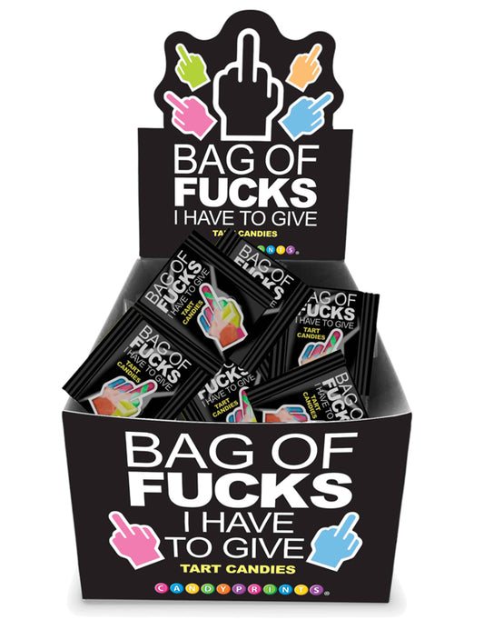Bag of Fucks I Have to Give Display of 100 Count
