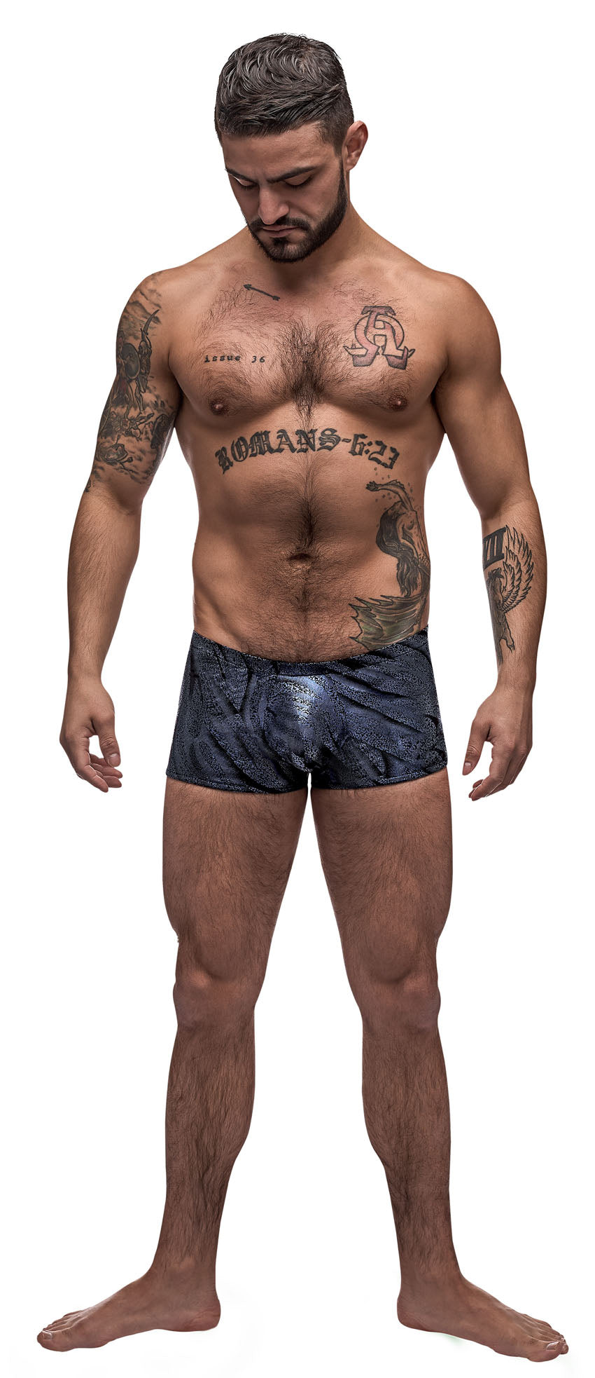 Blue Streak Mini Short - Blue - Medium